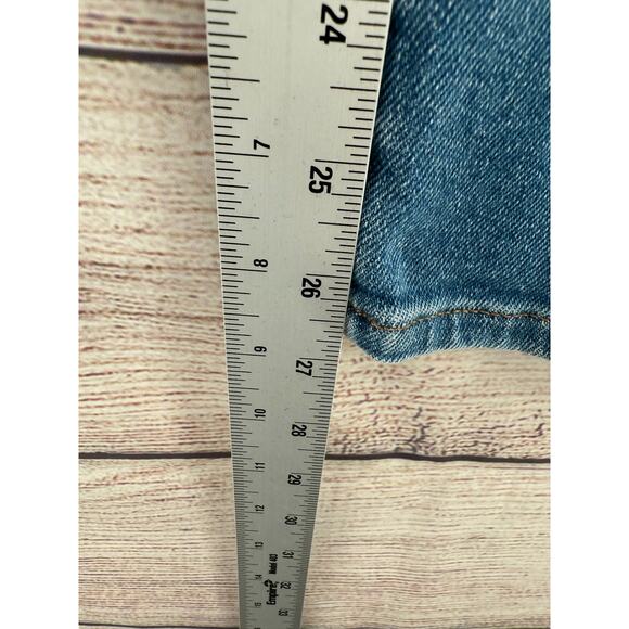 Madewell 10" High Rise Skinny Crop Jeans Womens 29 Blue Medium Wash Denim - Picture 12 of 12
